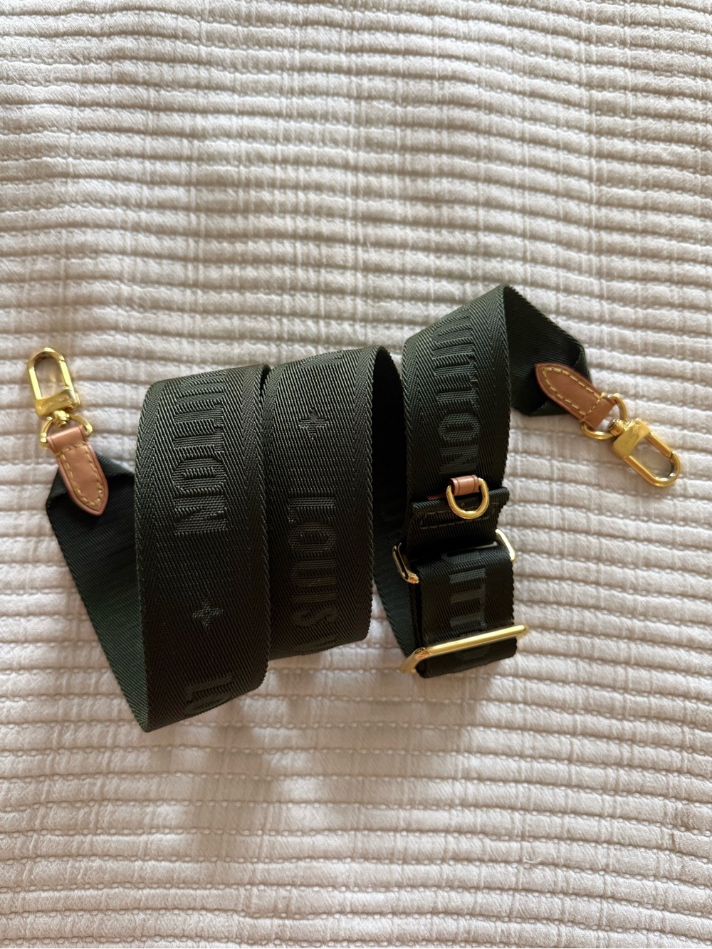 Louis Vuitton Bandouliere Khaki Multi Pochette Strap Green